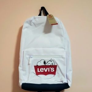 White snoppy (peanut) backpack